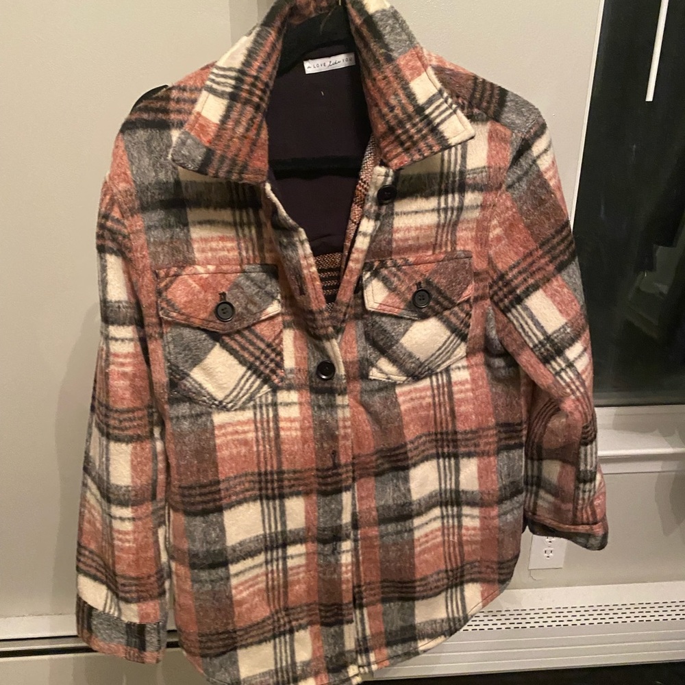 Plaid Shacket. Never Worn! Fits Size Small Or Med… - image 1